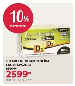 Rossmann JUTAVIT D₃-VITAMIN OLÍVA LÁGYKAPSZULA ajánlat