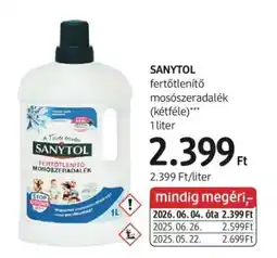 DM SANYTOL ajánlat