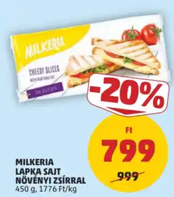 PENNY Milkeria lapka sajt növényi zsírral ajánlat
