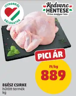 PENNY Kedvenc Hentese Egész Csirke ajánlat