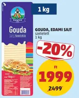 PENNY Lowicz Gouda, Edami sajt ajánlat