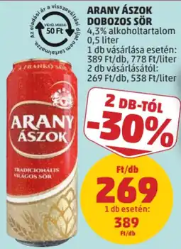 PENNY Arany ászok ajánlat