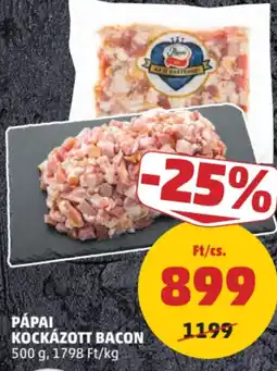 PENNY Pápai kockázott bacon ajánlat