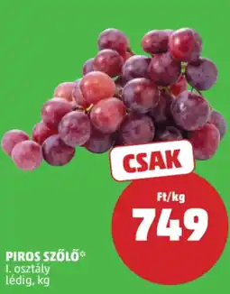 PENNY Piros szőlő ajánlat