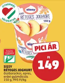 PENNY Sissy réteges joghurt ajánlat