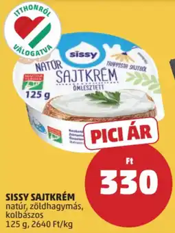 PENNY Sissy sajtkrém ajánlat