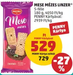 PENNY Detki mese mézes linzer ajánlat