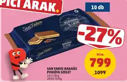 PENNY San Fabio kakaós piskóta szelet ajánlat
