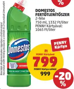 PENNY Domestos fertőtlenítőszer 2-féle ajánlat