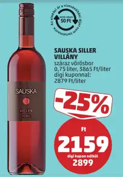 PENNY Sauska Siller Villány ajánlat