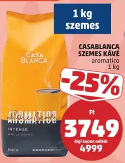 PENNY Casa Blanca szemes kávé aromatiko ajánlat