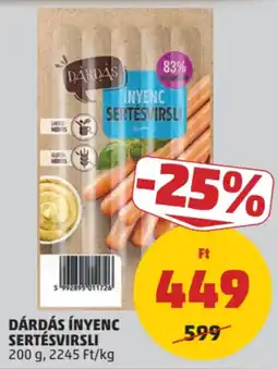 PENNY Dárdás ínyenc sertésvirslí ajánlat
