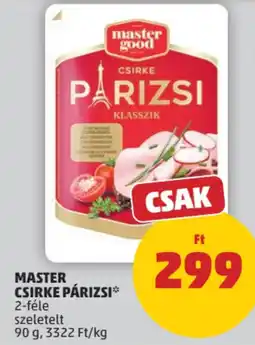 PENNY Master csirke párizsi ajánlat