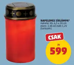 PENNY Napelemes sirlampa ajánlat
