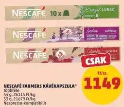 PENNY Nescafe farmers kávékapszula ajánlat