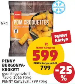 PENNY Penny burgonya-krokkett ajánlat