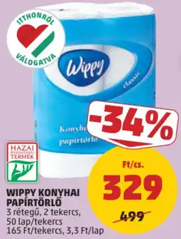 PENNY Wippy konyhai papírtörlő ajánlat