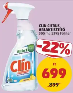 PENNY Clin citrus ablaktisztító ajánlat