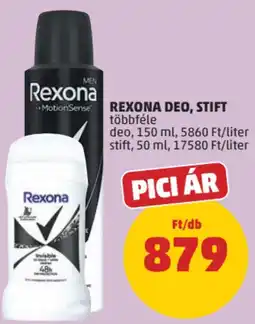 PENNY Rexona deo, stift ajánlat