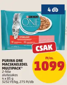 PENNY Purina One macskaeledel multipack ajánlat