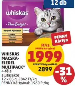 PENNY Whiskas macska-eledel multipack ajánlat