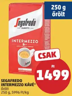 PENNY Segafredo intermezzo kávé ajánlat
