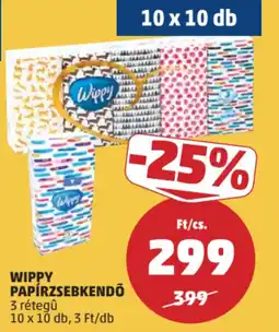 PENNY Wippy papírzsebkendő ajánlat