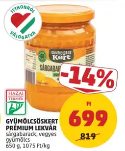 PENNY Gyümölcsökert prémium lekvár ajánlat