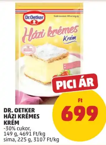 Dr. Oetker házi krémes krém