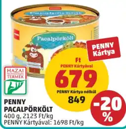 PENNY Penny pacalpörkolt ajánlat