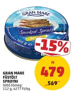 PENNY Gran mare füstölt sprotni ajánlat