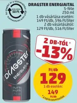 PENNY Dragster energiaital ajánlat