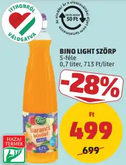 PENNY Bino light szörp ajánlat