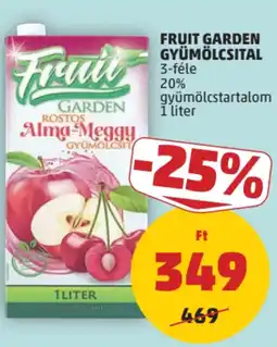PENNY Fruit Garden rostos alma-meggy gyümölcsital ajánlat