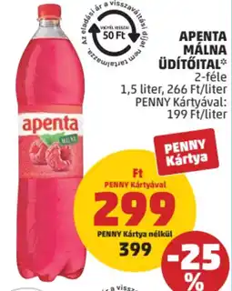 PENNY Apenta málna üdítőital ajánlat