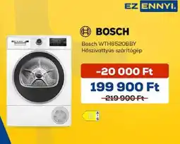 Euronics Bosch hőszivattyús szárítógép ajánlat