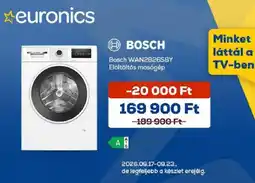 Euronics Bosch Előtöltős mosógép ajánlat