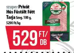 Coop szuper Privát Hús Füstölt Főtt ajánlat