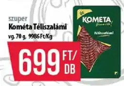 Coop Kométa Téliszalámi ajánlat