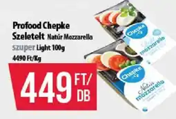 Coop Profood Chepke szeletelt mozzarella ajánlat