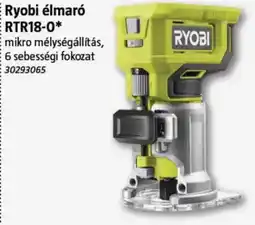 Bauhaus Ryobi élmáró RTR18-O* ajánlat