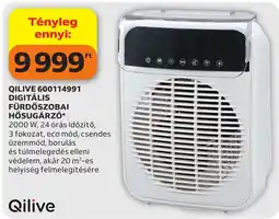 Auchan Qilive digitális fürdőszobai hősugárzó ajánlat