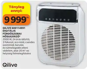 Qilive digitális fürdőszobai hősugárzó