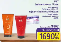 PlusMarket Taft hajformázó wax / krém ajánlat
