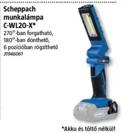 Bauhaus Scheppach munkalámpa C-WL20-X* ajánlat