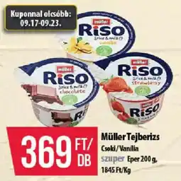 Coop Müller tejberizs ajánlat