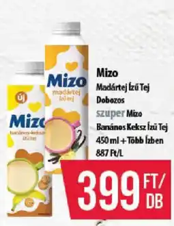 Coop Mizo ízű tej ajánlat