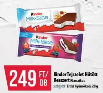 Coop Kinder Tejszelet Hűtött Desszert Klasszikus ajánlat