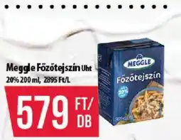 Coop Meggle főzötejszin ajánlat