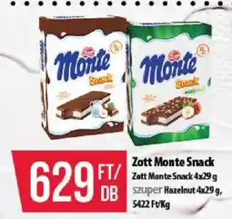 Coop Zott monte snack ajánlat